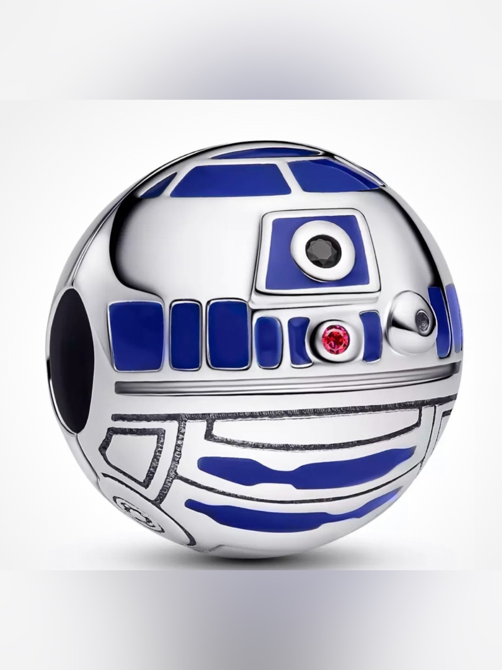 Pandora Silver-Tone R2-D2 Enamel Charm